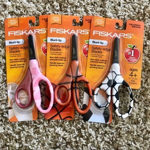 Fiskars blunt-tip scissors - set of 3